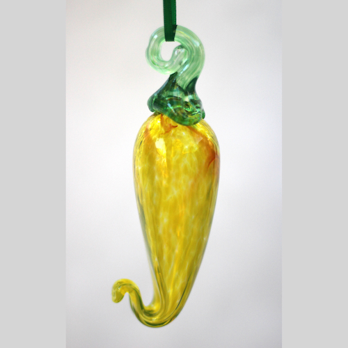 Click to view detail for DB-1030 Ornament - Yellow Pepper $37